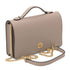 Opera - Leather clutch with chain strap